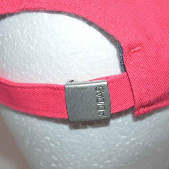New Adidas Pink Workout Baseball Hat Cap OSFA - Picture 5 of 8